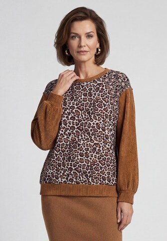 usha BLACK LABEL - Sudadera en marrón: frente