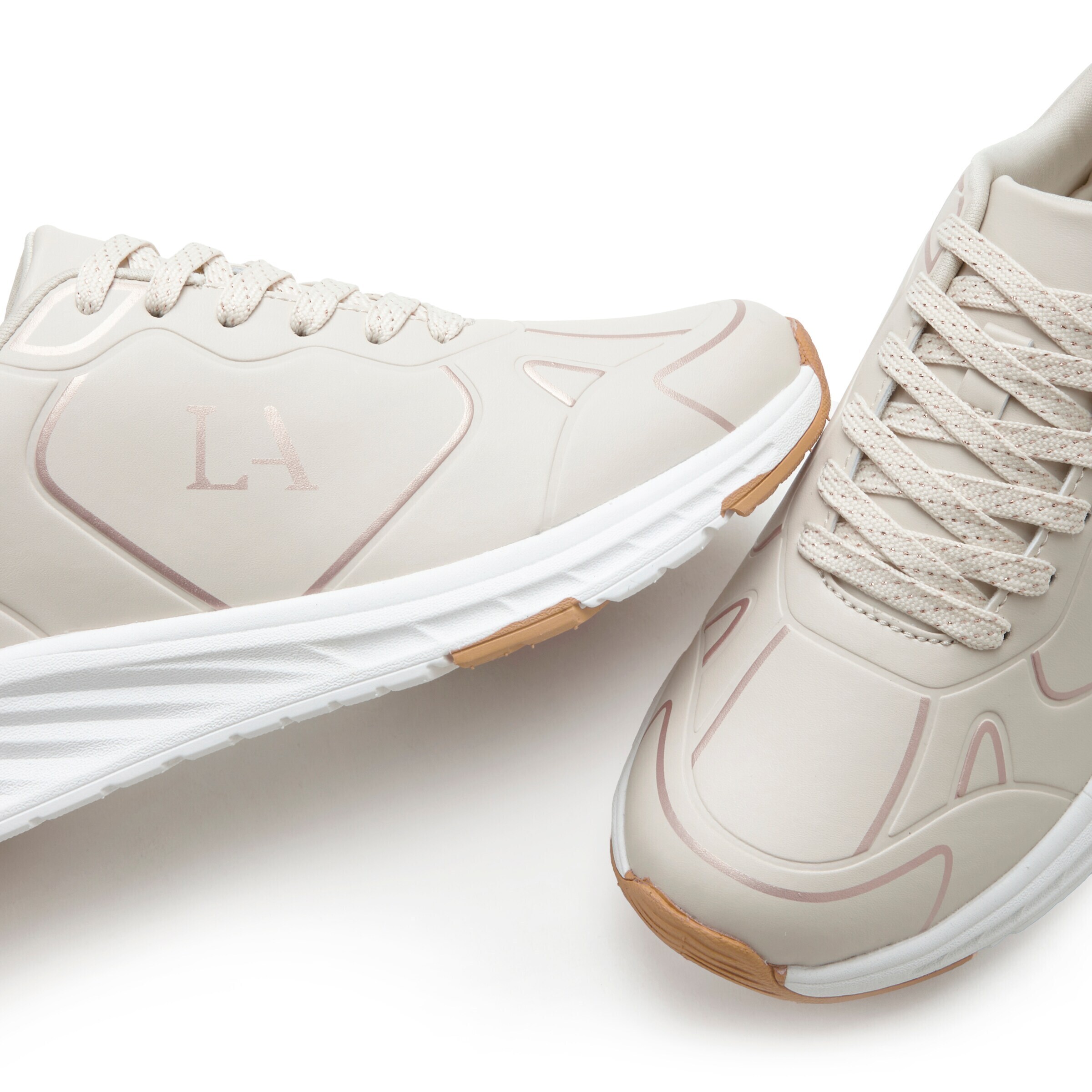 LASCANA - Zapatillas deportivas bajas en beige