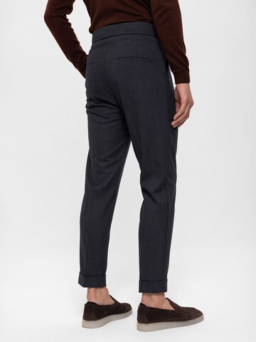 Antioch - Slimfit Calças com vincos em azul