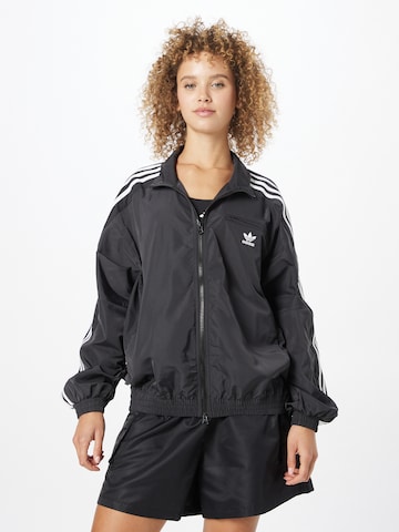 Veste mi-saison 'Adicolor Classics' ADIDAS ORIGINALS en noir : devant