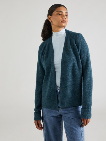 Cardigan 'PCELLEN' PIECES en bleu : devant