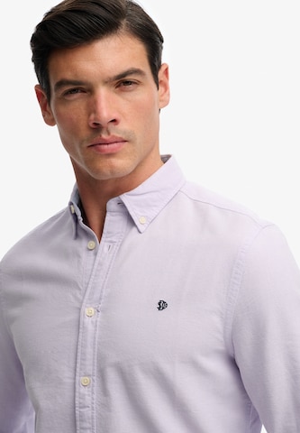 Superdry & Co Comfort fit Overhemd 'Oxford Preppy' in Lila