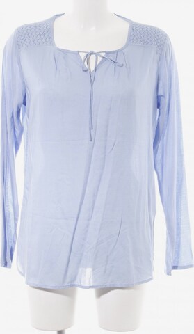 BASEFIELD Langarm-Bluse in M in Blue: front