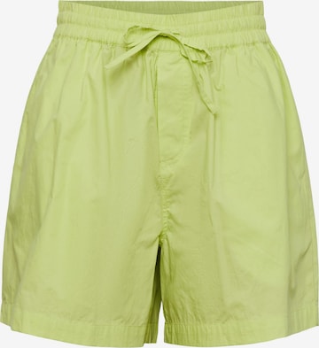 Pantaloni 'Ava' di PIECES in verde: frontale