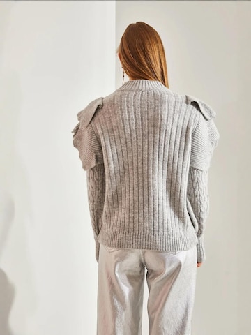 Bianco Lucci - Pullover 'Pullover' em cinzento