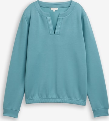 žalia TOM TAILOR Megztinis be užsegimo: priekis