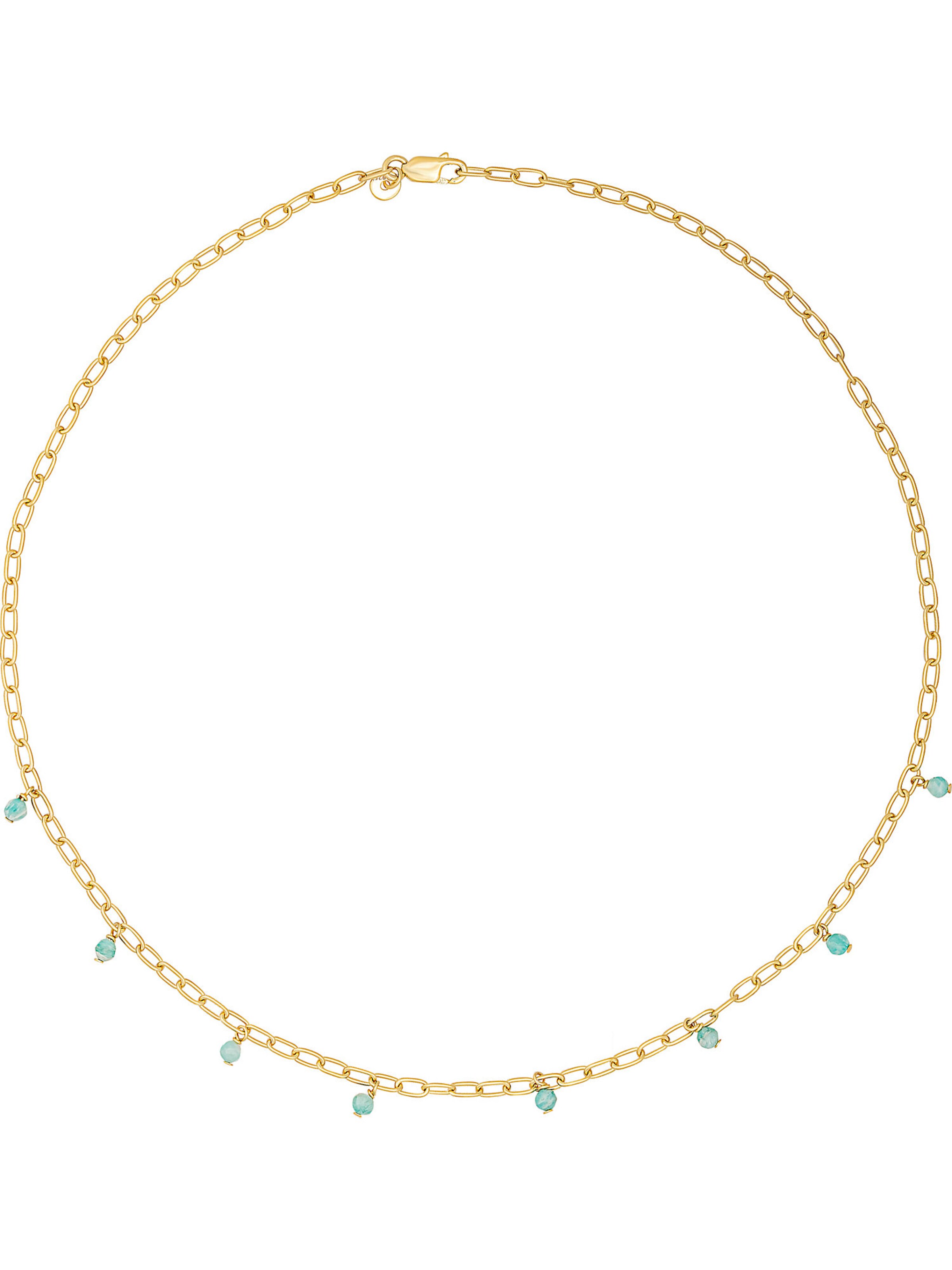 caï Necklace in Blue: front