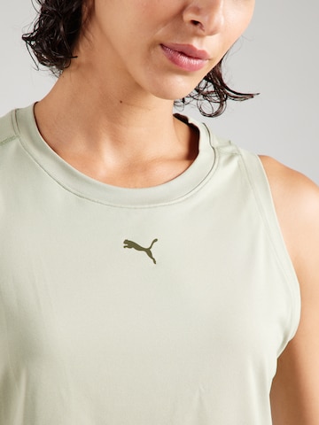 PUMA Top sportowy 'CLOUDSPUN' w kolorze zielony