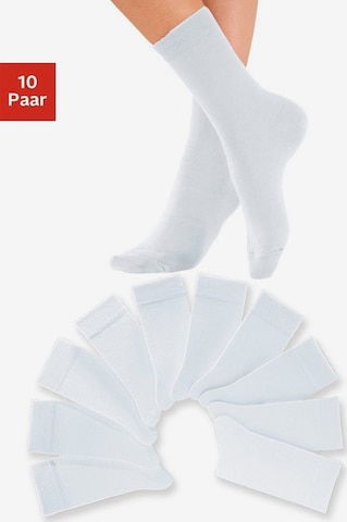 Regular Chaussettes H.I.S en blanc