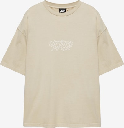 Pull&Bear Majica 'STWD' v velikosti XS | kremna / pesek barva, Prikaz izdelka