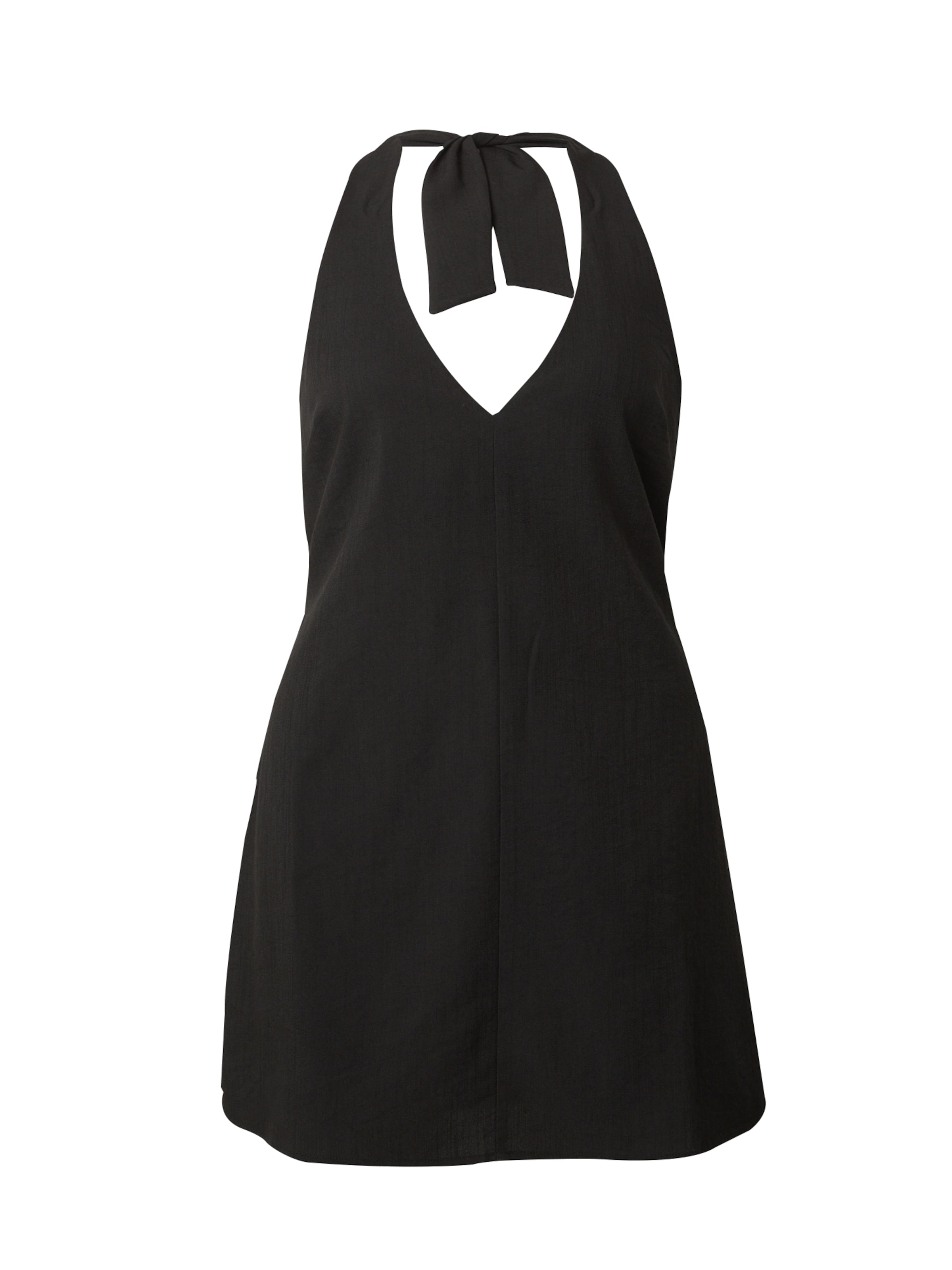 EDITED Šaty 'Julina' - Čierna: predná strana