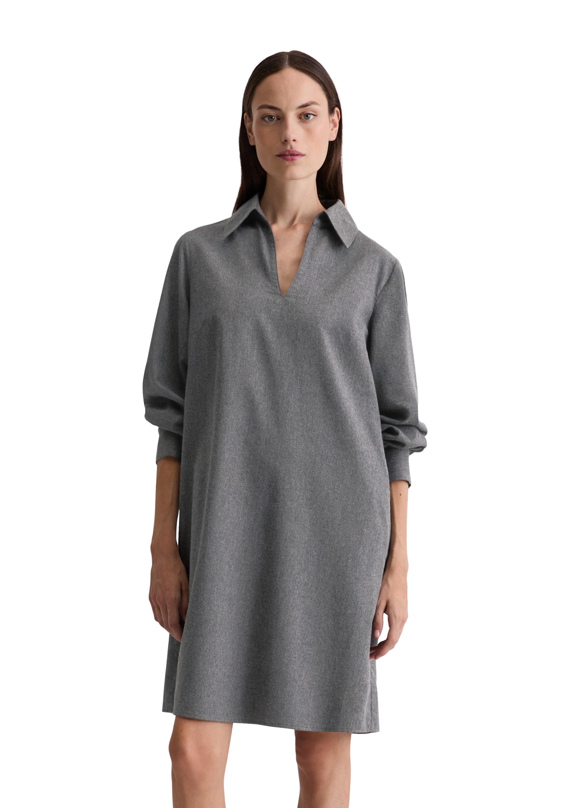 Marc O'Polo Kleid in Grau: Vorderseite