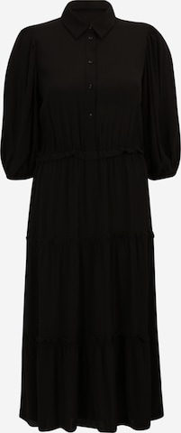 ESPRIT - Vestido camisero en negro: frente