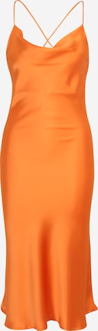OBJECT Petite - Vestido de noche en naranja: frente