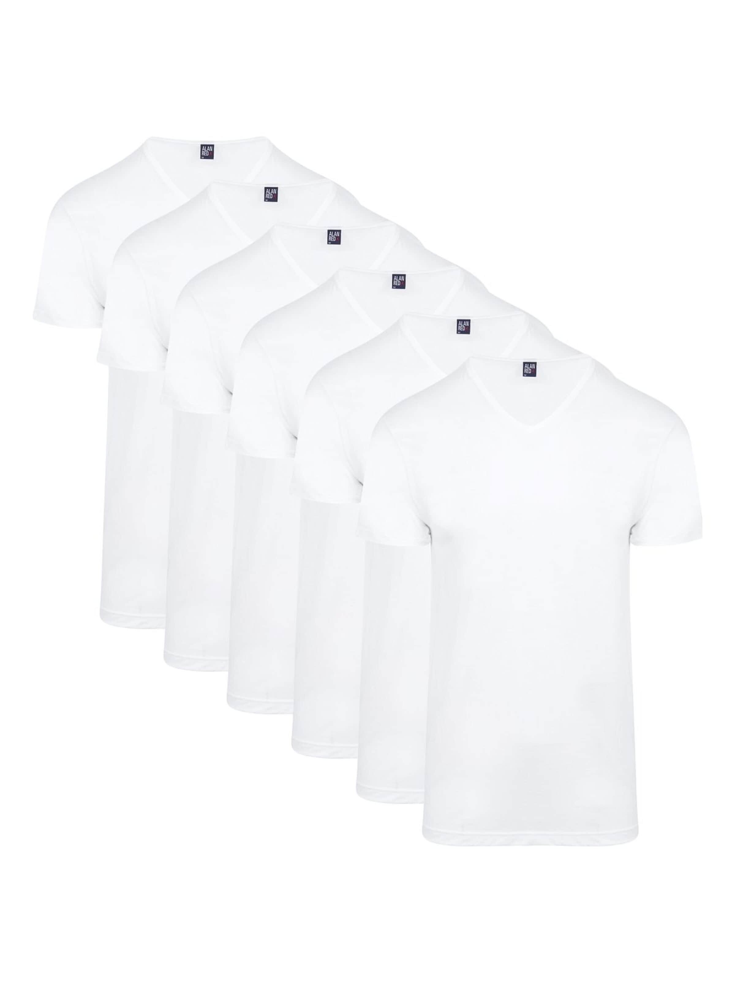 alan red Shirt 'Vermont' in White: front