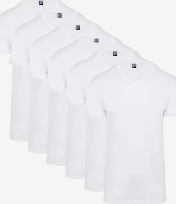 T-Shirt 'Vermont' alan red en blanc : devant