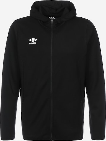 UMBRO Training Jacket in Black: front