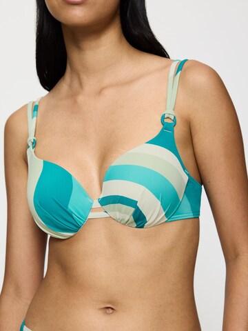 TRIUMPH Triangle Bikini Top ' Summer Mix & Match ' in Blue