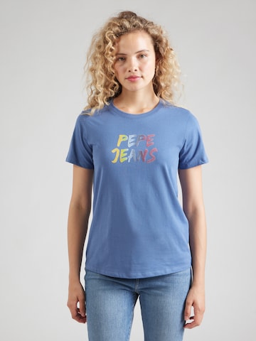 Pepe Jeans T-shirt i blå: framsida