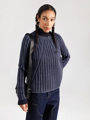 Pull-over G-STAR en bleu : devant