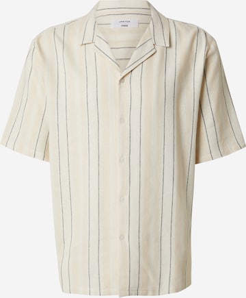 Coupe regular Chemise 'Martin' DAN FOX APPAREL en blanc : devant