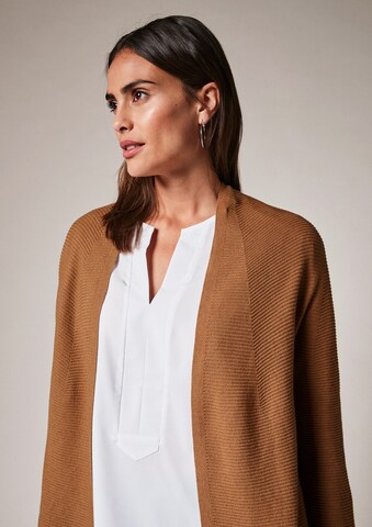 comma casual identity Knit Cardigan in Brown
