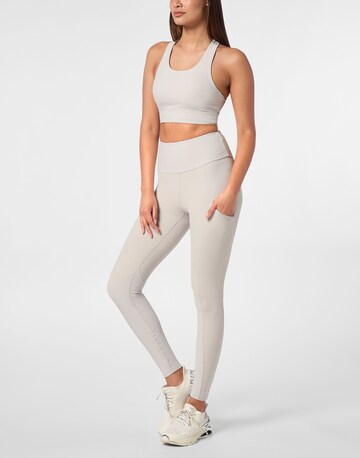 Plein Sport Skinny Leggings in Grau