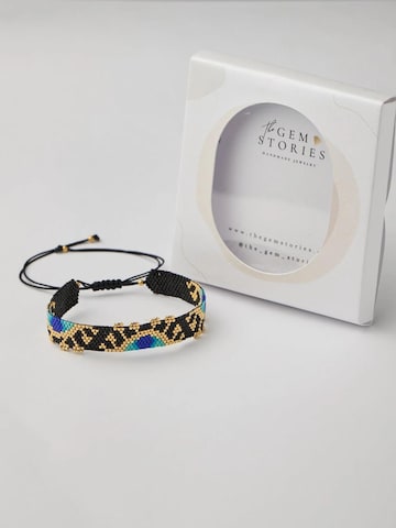 Braccialetto 'Mystic Eye Miyuki' di THE GEM STORIES JEWELRY in nero