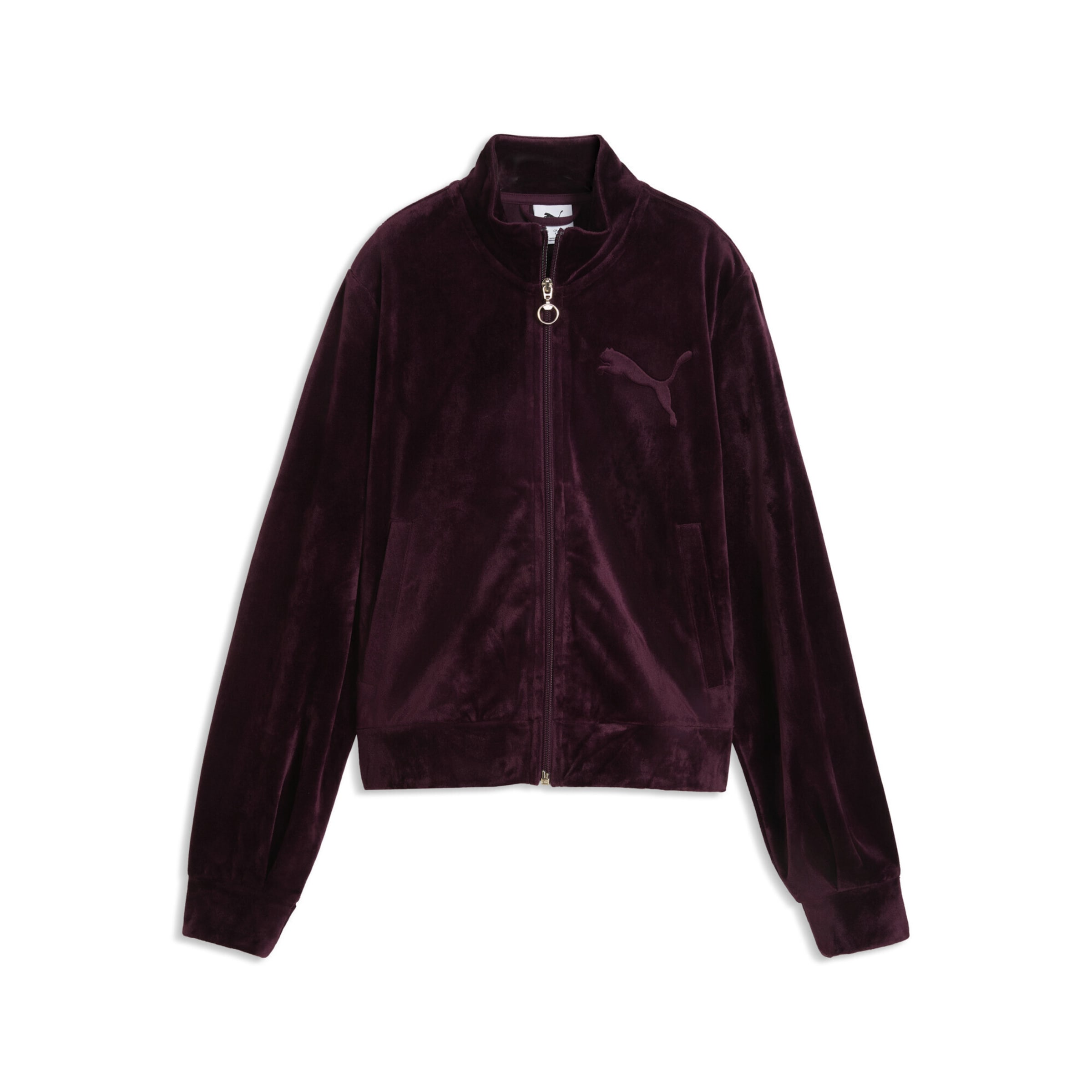 PUMA Sweatjacke in XXS in burgunder, Produktansicht