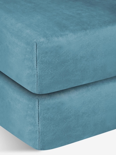 Aspero Spannbettlaken 'PERPIGNAN' in türkis, Produktansicht