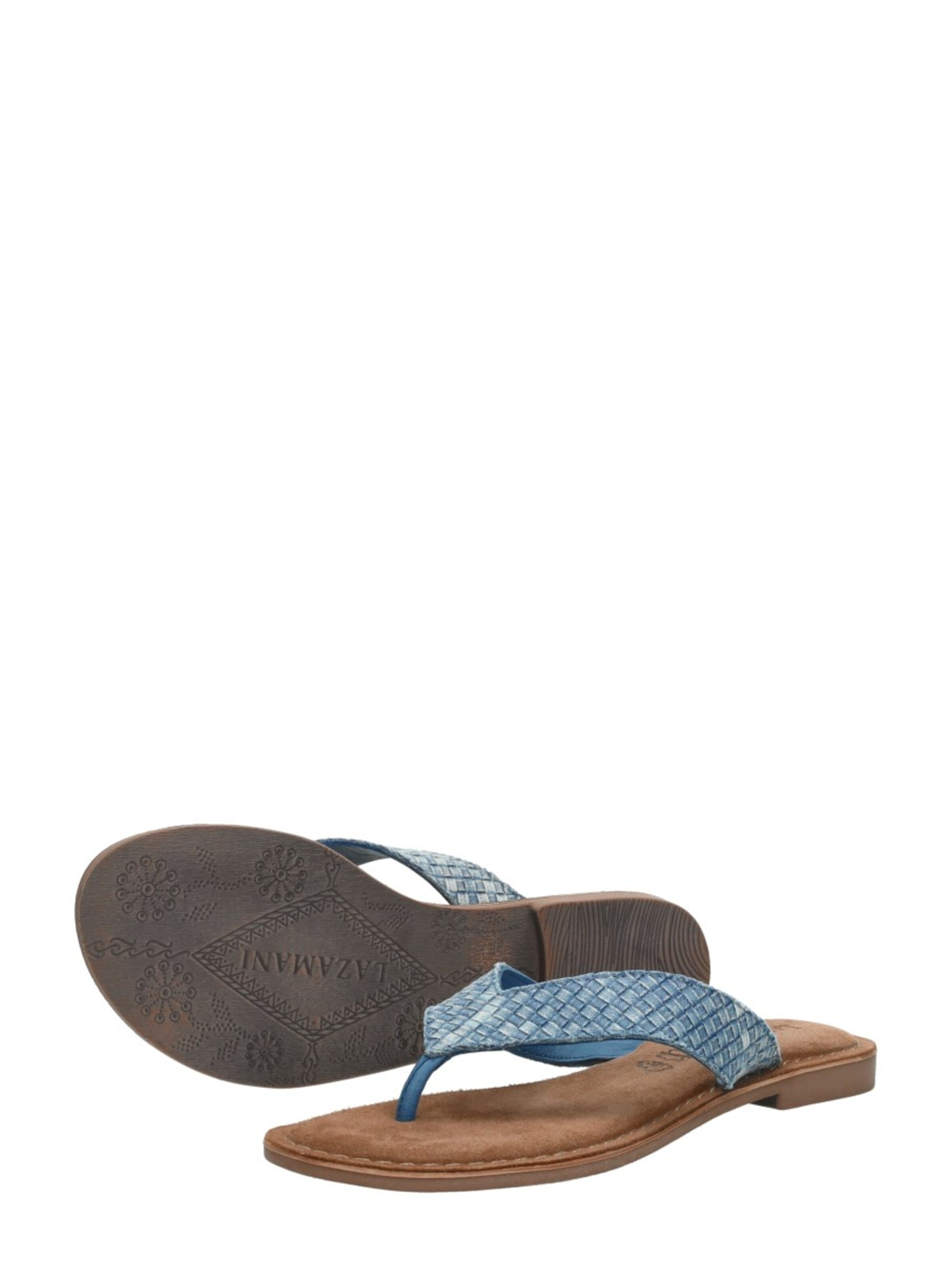 Pantoufle 'Teenslippers' LAZAMANI en bleu