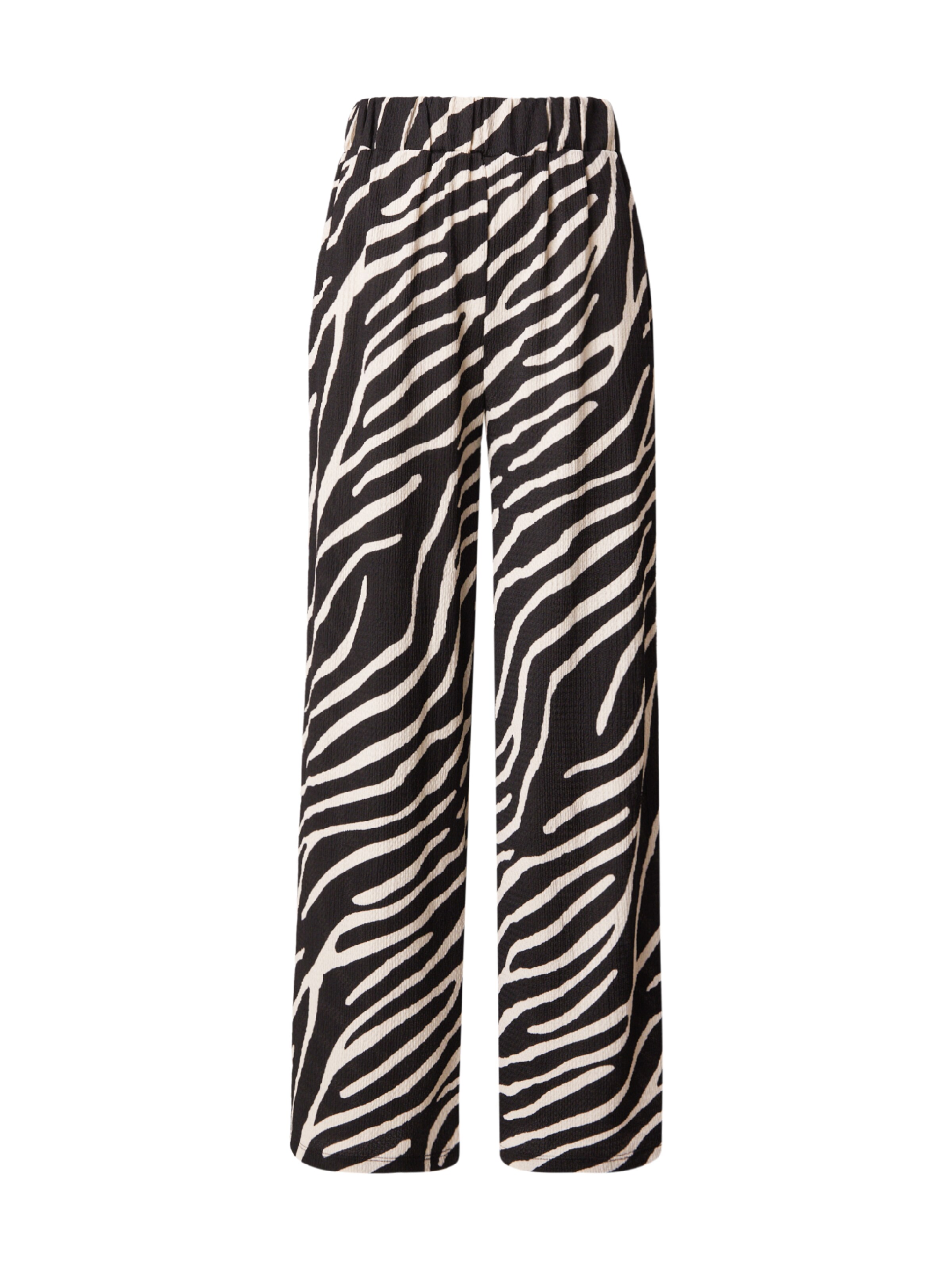 Hailys Spodnie 'LG P TR Pe44rry' w kolorze czarny / naturalna bielm, Podgląd produktu