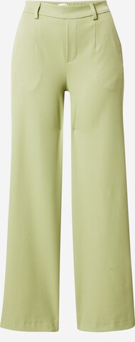 OBJECT Wide leg Pants 'Lisa' in Green: front