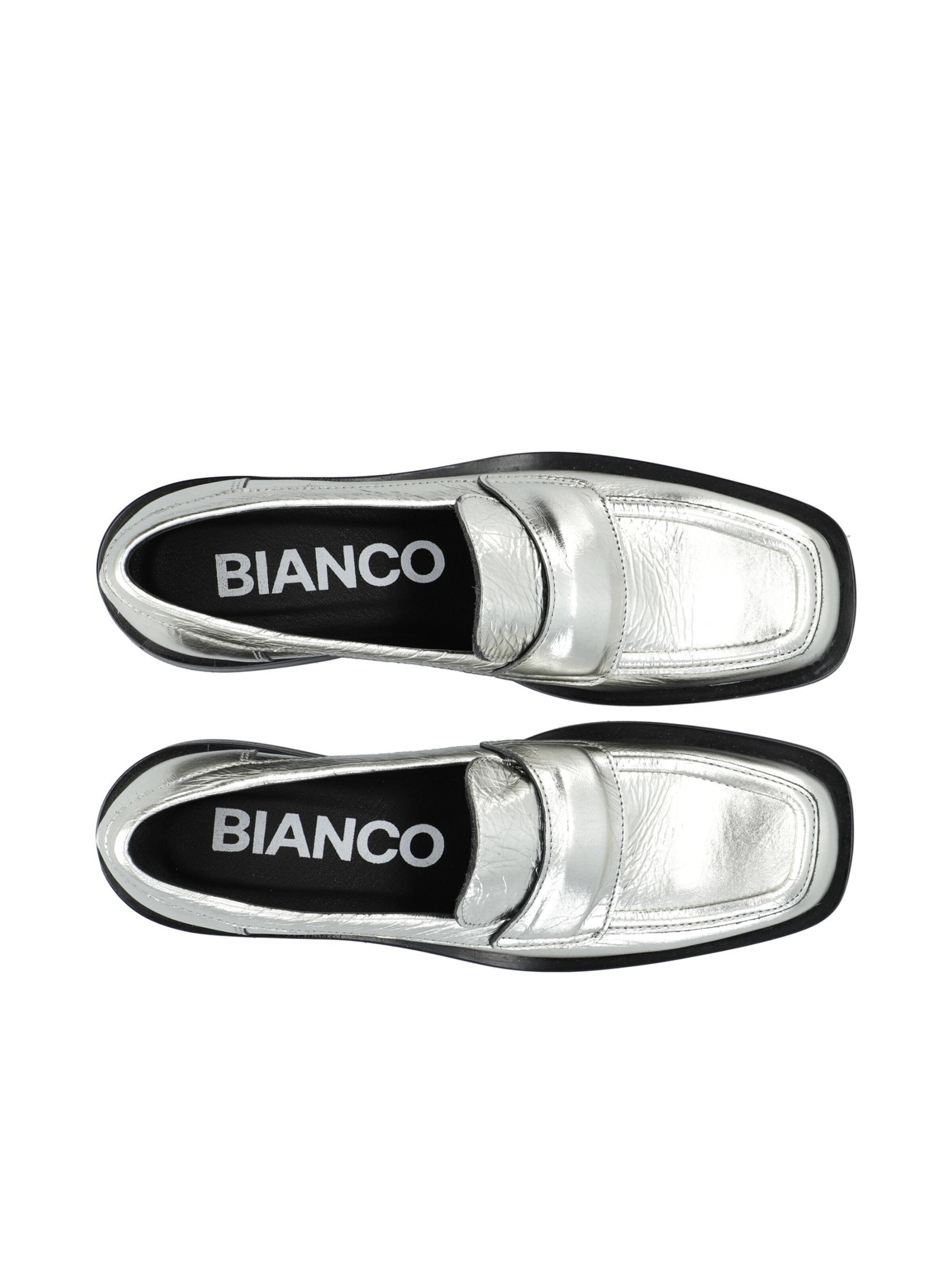 Bianco Slip-ons 'Sofie' in Silver