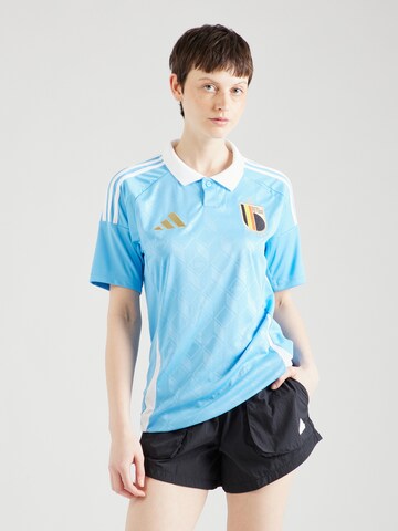 ADIDAS PERFORMANCE Tricot 'Belgium 24 Away' in Blauw: voorkant