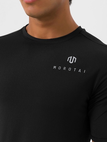 MOROTAI Funktionsshirt 'ENGINEERING' in Schwarz