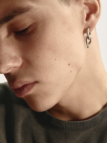 REYTEL Ohrring 'DUAL'‌‌‌‌‌‌‌‌‌‌ in Silber