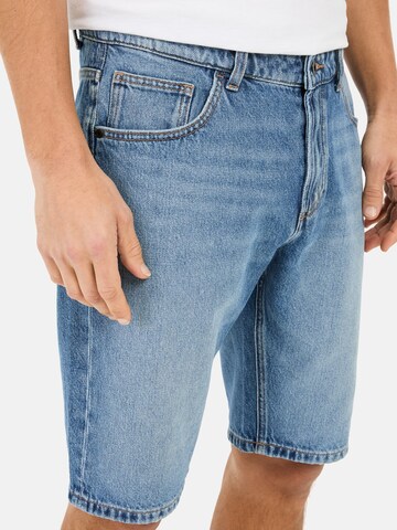 CAMEL ACTIVE Loosefit 5-Pocket Denim Shorts aus Baumwolle in Blau