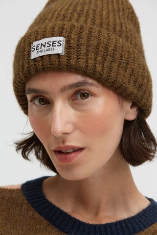 SENSES.THE LABEL Beanie in Brown