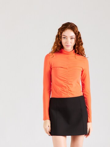 T-shirt Marc Cain en orange : devant