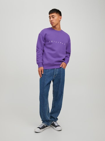 JACK & JONES Sweatshirt 'COPENHAGEN' in Purple