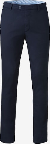 MEYER Chino trousers in Blue: front