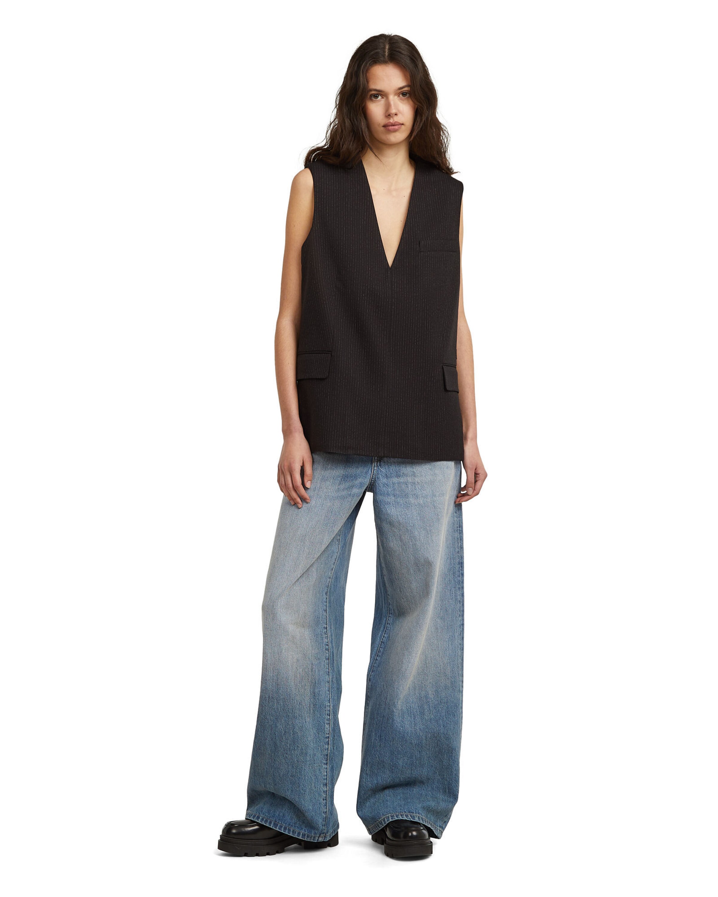 G-STAR Weste in Schwarz