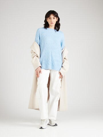 VERO MODA Pulover 'VMELYA' | modra barva