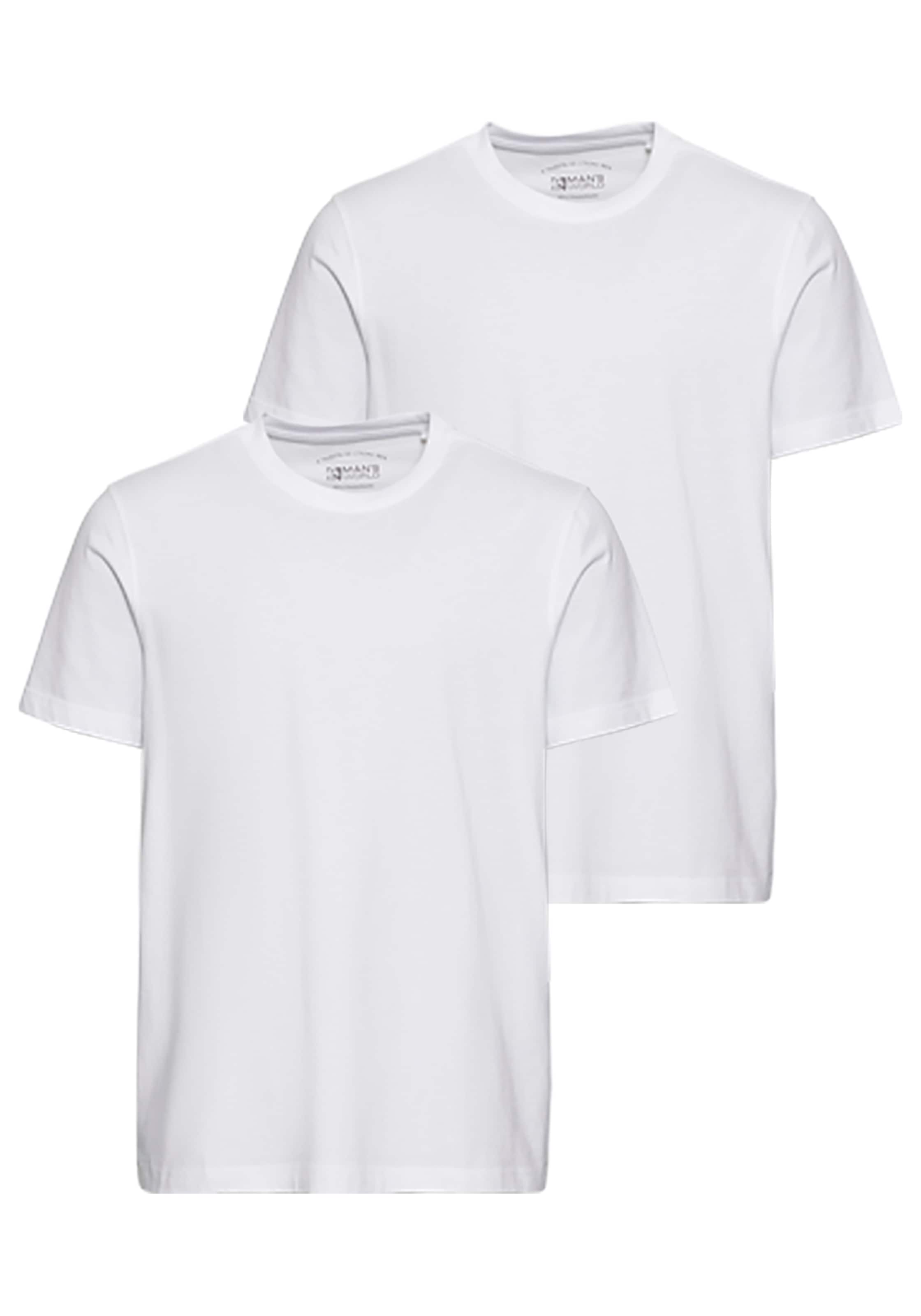 Man's World T-Shirt in Weiß: Vorderseite