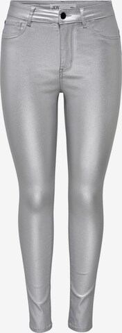 JDY Skinny Pants 'NEW THUNDER' in Silver: front