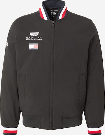 juoda TOMMY HILFIGER Demisezoninė striukė 'TH x CF1 REPLICA VARSITY': priekis
