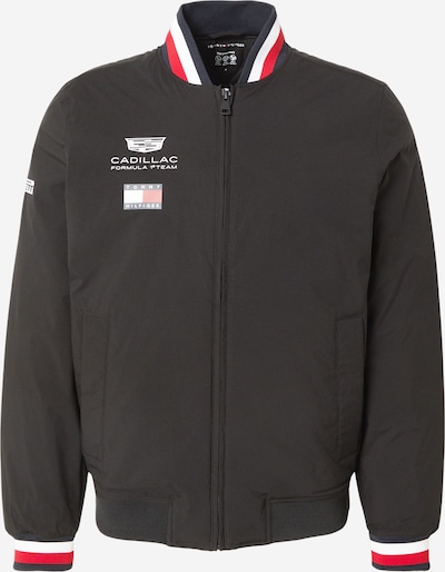 S dydžio Demisezoninė striukė 'TH x CF1 REPLICA VARSITY' iš TOMMY HILFIGER, spalva – raudona / juoda / balta, Prekių apžvalga