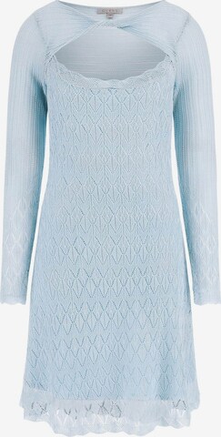 GUESS Knitted dress in Blue: front