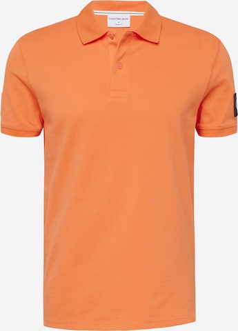 Calvin Klein Jeans - Camiseta en naranja: frente